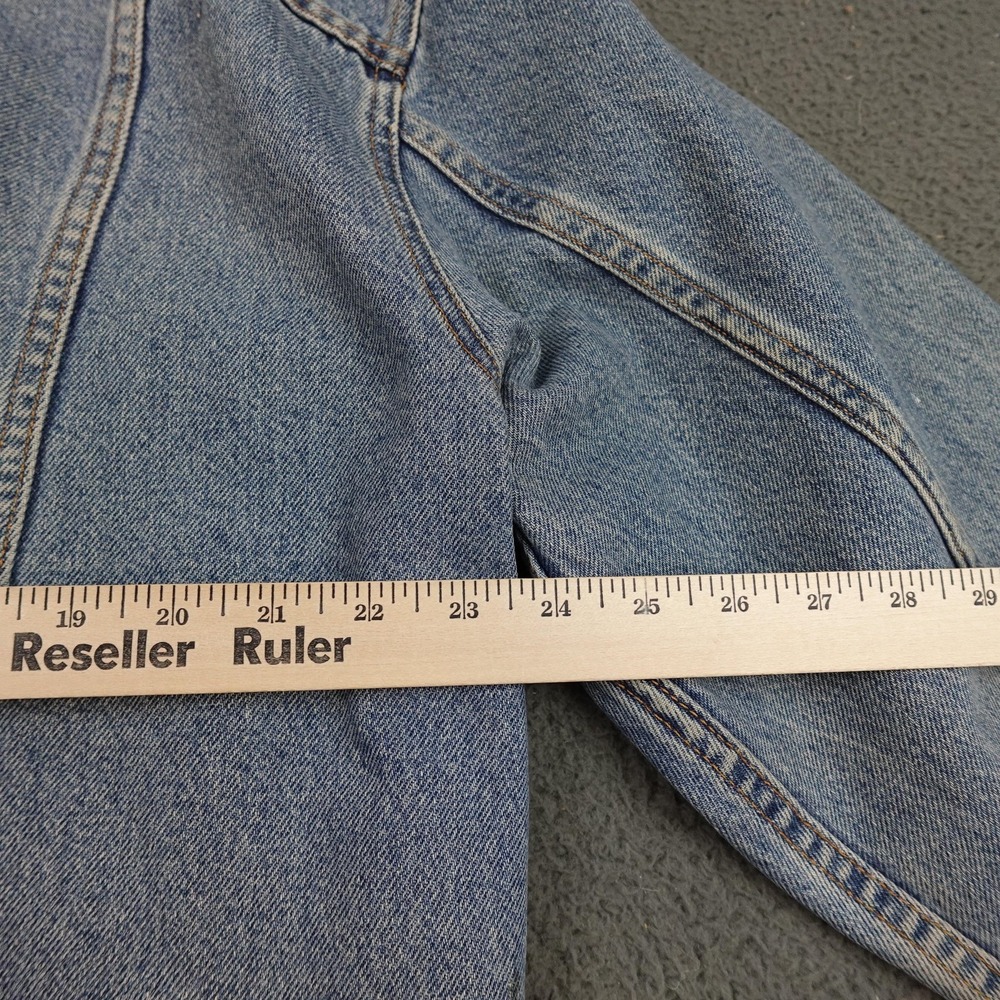 Vintage Levis Jacket Mens XL Blue Denim Relaxed Trucker Eagle Type 3 - Picture 11 of 13